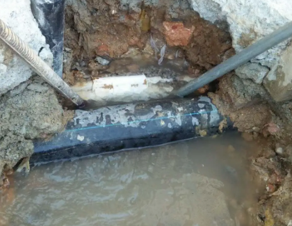 商洛市测漏水之水管漏水